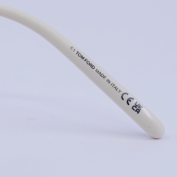 🕶️ New Tom Ford FT5906-B 025 Eyeglasses - Ivory/Gold Frame 55mm - Picture 7 of 8